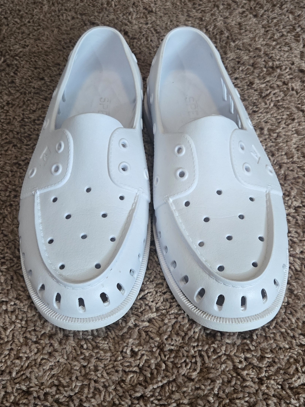 Sperry White Slip-On Water-Resistant Casual Shoes